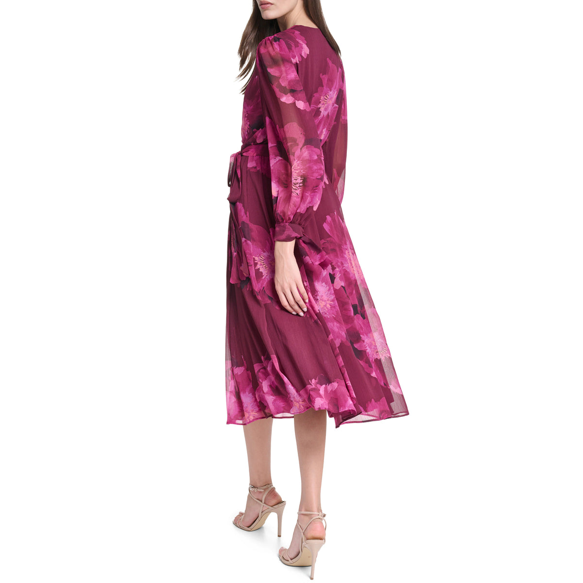 NEW Calvin Klein Women's Tie-Sleeve Midi Dress • Reg Price $149