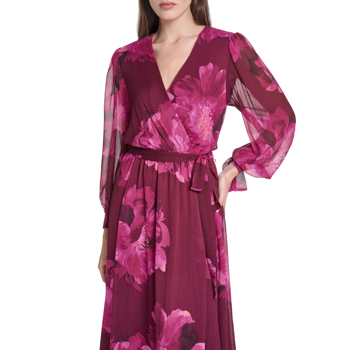NEW Calvin Klein Women's Tie-Sleeve Midi Dress • Reg Price $149