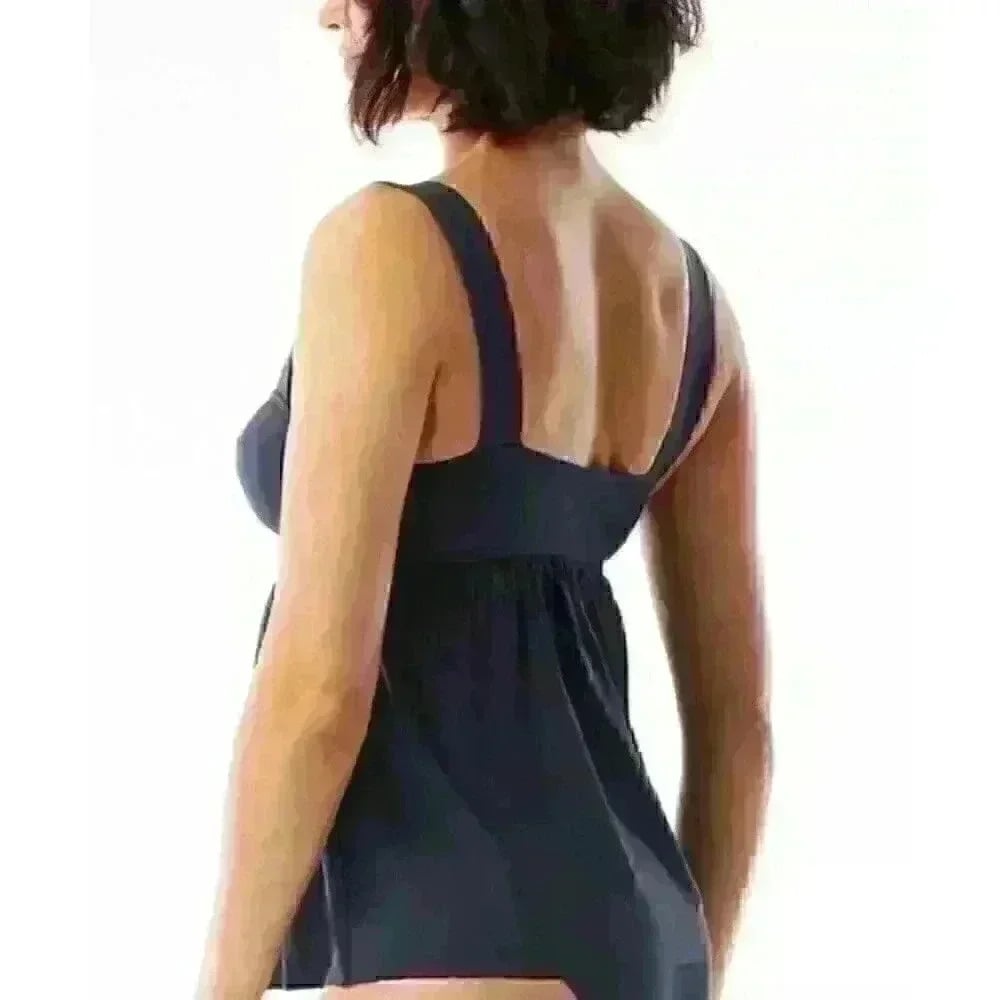 NEW! MICHAEL Michael Kors Women's M Baby Doll Tankini Top & Bottom Set NWT $168