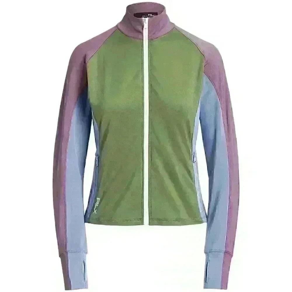 NEW! RLX Golf Ralph Lauren Women's M Color-Blocked Jersey Jacket NWT $168