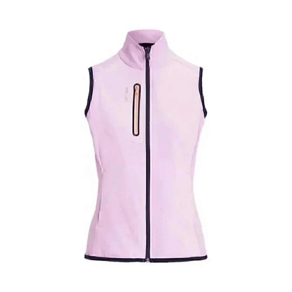 NEW RLX Golf Ralph Lauren Women's S Terry Sleeveless Full-Zip Vest NWT $168