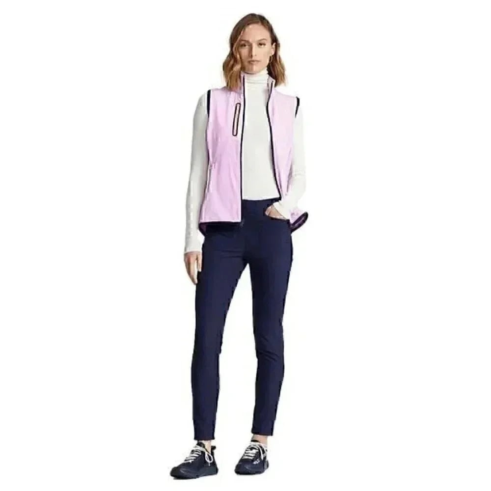 NEW RLX Golf Ralph Lauren Women's S Terry Sleeveless Full-Zip Vest NWT $168