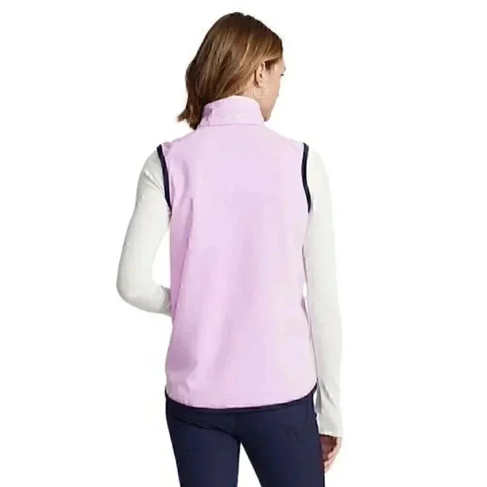 NEW RLX Golf Ralph Lauren Women's S Terry Sleeveless Full-Zip Vest NWT $168