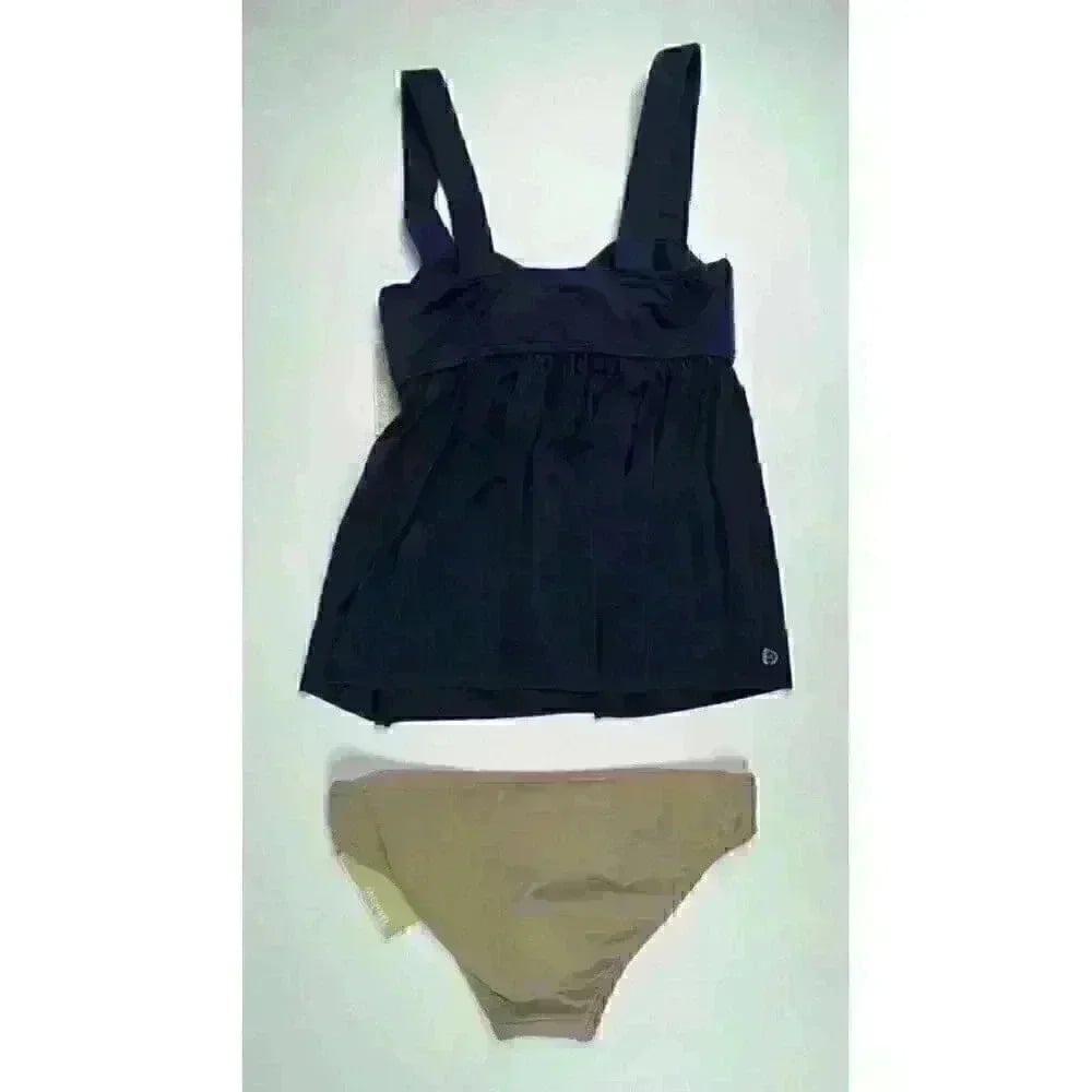NEW! MICHAEL Michael Kors Women's M Baby Doll Tankini Top & Bottom Set NWT $168