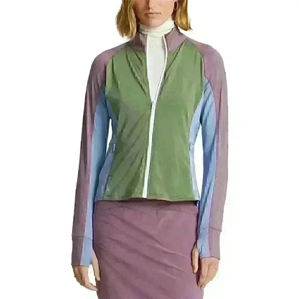 NEW! RLX Golf Ralph Lauren Women's M Color-Blocked Jersey Jacket NWT $168