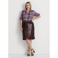 NEW Lauren Ralph Lauren Women's Sequined Tulle Pencil Skirt • Reg Price $295